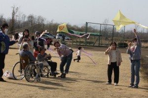 「マイホームきよはら」から、おじいちゃん・おばあちゃんも来てくれました。